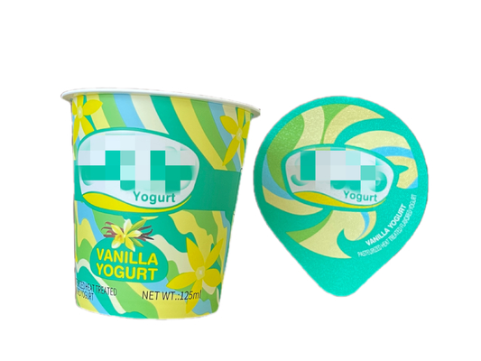 Weiße Yogurt Tasse aus Plastik in MOQ 100000pcs erhältlich