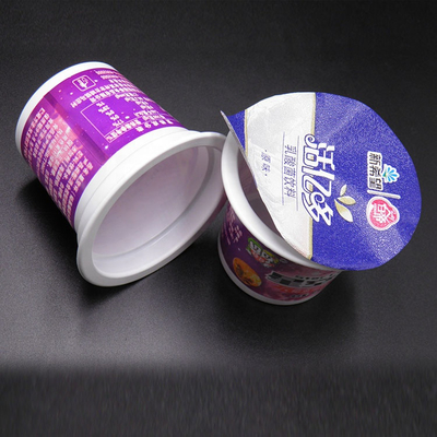 Grad-Plastikschalenplastikjoghurtschale der Nahrung 100ml mit Deckelplastiknachtischschalen