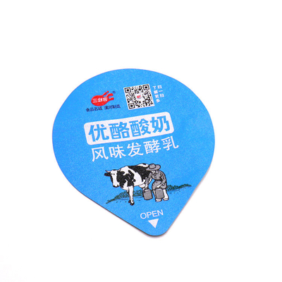 Nahrungsmittelverpackung Soem-ODM-Jogurt-Folien-Deckel 72mm Dia Customized Heat Seal Lidding