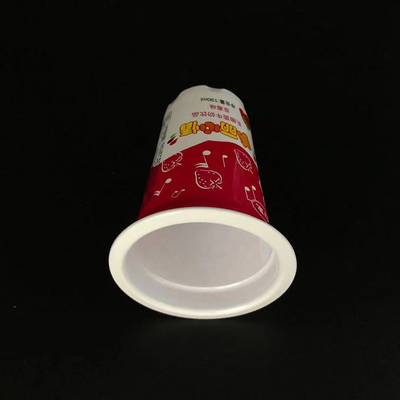 Plastikjoghurt-Schale 320ml des Nahrungsmittelgrad-11oz mit Aluminiumfolie-Deckel