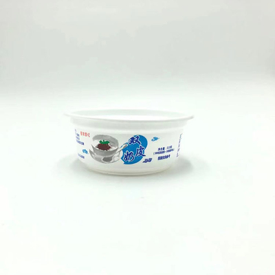 ODM-Wegwerfplastikjoghurt-Schalen-Nahrungsmittelgrad-Jogurt-Schüssel kundenspezifisches 8oz