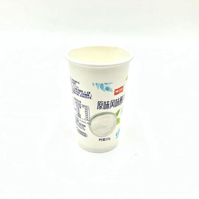 7 Unzewegwerfjoghurt-Papier-Schale Eco freundliches 70mm Gewicht Ods 7.5g
