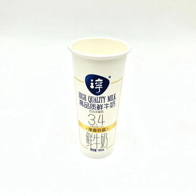 Grad PET biologisch abbaubare Einzelpersonen-gefrorener Papierjoghurt-Schale ODM 6oz pp. Nahrungsmittel