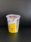 150 ml Plastik-Joghurt-Tasse mit Folien- und Plastikdeckel
