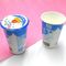 Spitzensgs Abdeckung durchmessers 100mm des Nahrungsmittelgrad-Papier-gefrorenen Joghurts der Schalen-3oz 4oz 70mm
