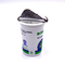 Weiße Schale des Grades 180ML pp. Nahrungsmittelfür Verpackenmilch/Jogurt/Saft mit Foliendeckeldichtung