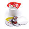 85mm pp. Plastikjoghurt-Schale 140ml recyclebar mit Aluminiumfolie-Deckel