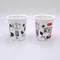 Nahrungsmittelgradplastikschalen12oz650ml kundengebundene Plastikjoghurt-Milchgetränkschale mit Aluminiumfoliedeckel