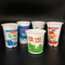 Nahrungsmittelgradplastikschalen180ml kundengebundene Plastikjoghurt-Milchgetränkschale mit Aluminiumfoliedeckel