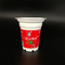Wegwerfplastikkaffeetassen Oripack 250g biologisch abbaubaren Alu Folien-Deckel der Eiscreme-