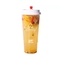 Kundenspezifische Logo Disposable Milk Tea Plastic-Schalen 18oz 22oz 24oz transparent